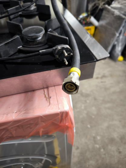 Ceranfeld auf Gas